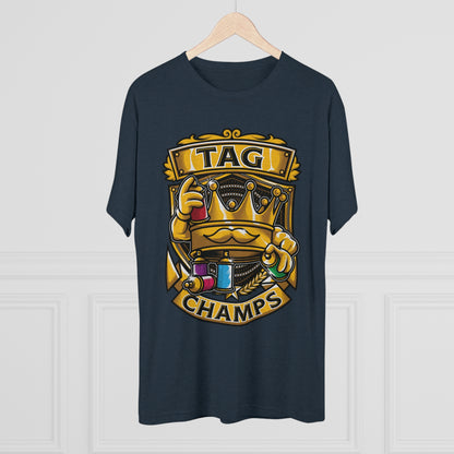 TAG CHAMPS  - PREMIUM SOFT - Unisex Tri-Blend Crew Tee (Next Level 6010)
