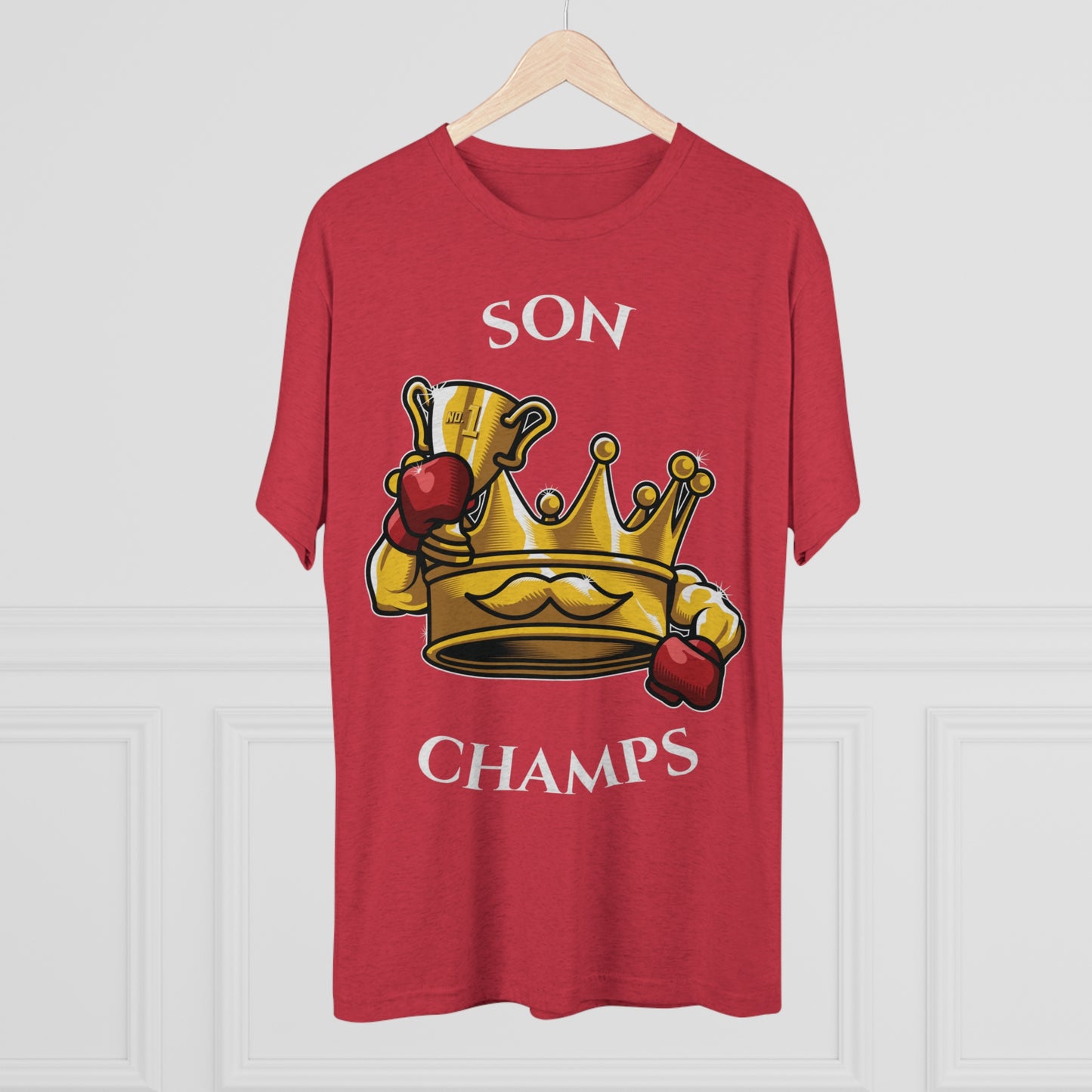 SON CHAMPS  - PREMIUM SOFT - Unisex Tri-Blend Crew Tee (Next Level 6010)