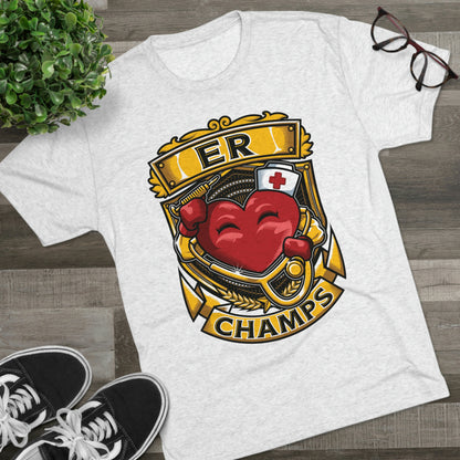 ER CHAMPS - PREMIUM SOFT - Unisex Tri-Blend Crew Tee (Next Level 6010)