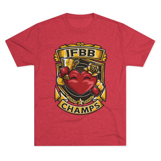 IFBB CHAMPS  - PREMIUM SOFT - Unisex Tri-Blend Crew Tee (Next Level 6010)