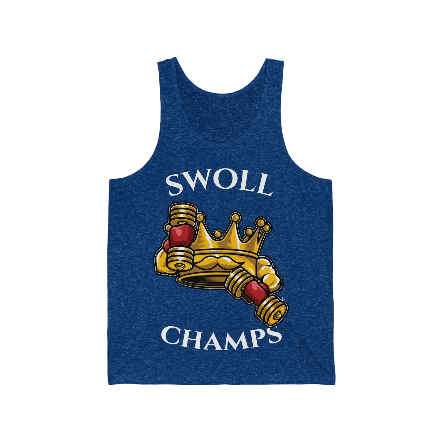 SWOLL CHAMPS - PREMIUM SOFT - Unisex Jersey Tank (Bella+Canvas 3480)
