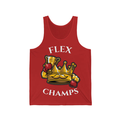FLEX CHAMPS - PREMIUM SOFT - Unisex Jersey Tank (Bella+Canvas 3480)