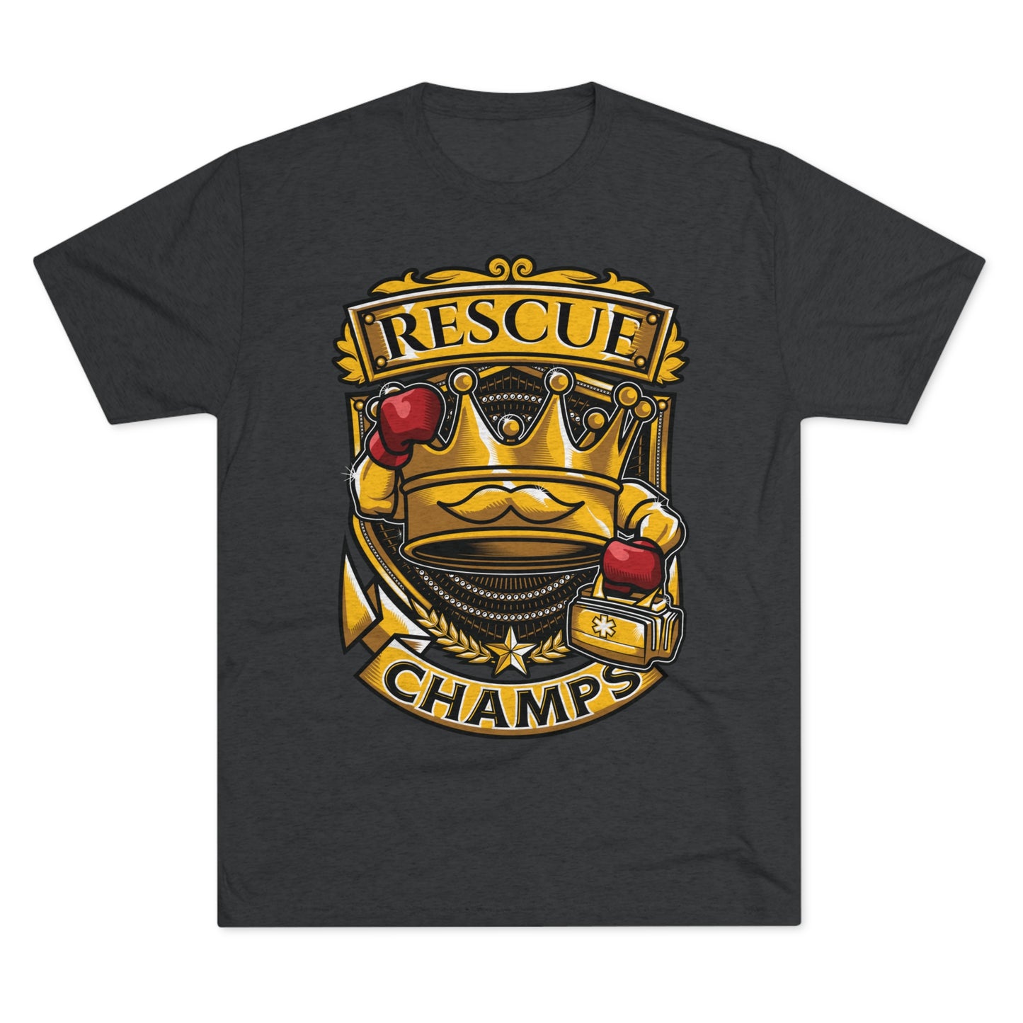 RESCUE CHAMPS  - PREMIUM SOFT - Unisex Tri-Blend Crew Tee (Next Level 6010)