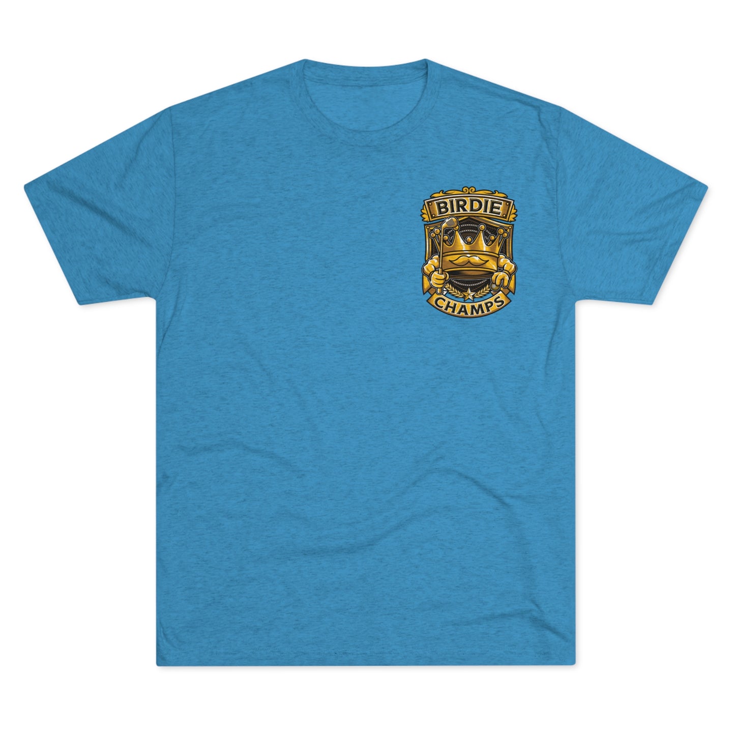 BIRDIE CHAMPS (Small Logo) - PREMIUM SOFT - Unisex Tri-Blend Crew Tee (Next Level 6010)