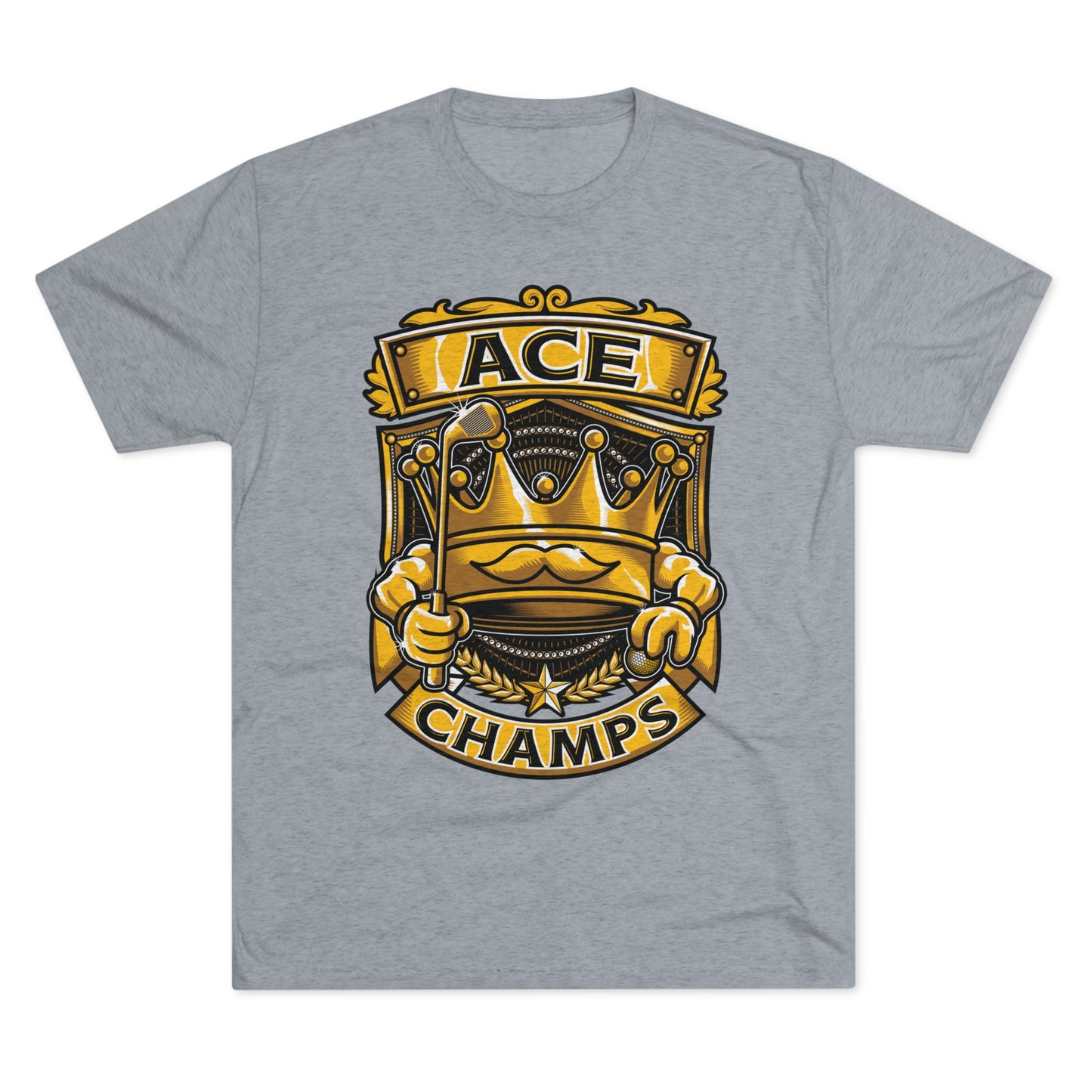 ACE CHAMPS  - PREMIUM SOFT - Unisex Tri-Blend Crew Tee (Next Level 6010)