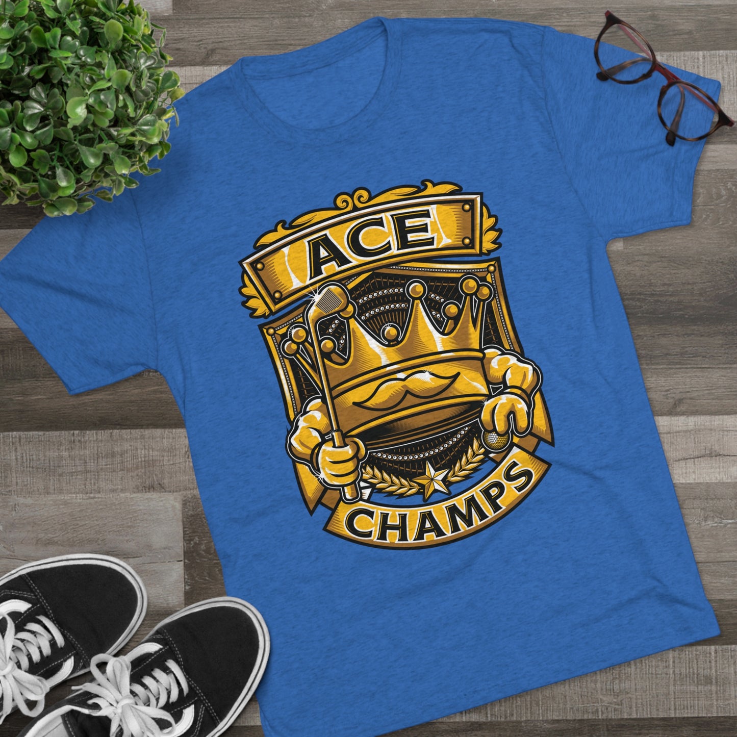 ACE CHAMPS  - PREMIUM SOFT - Unisex Tri-Blend Crew Tee (Next Level 6010)