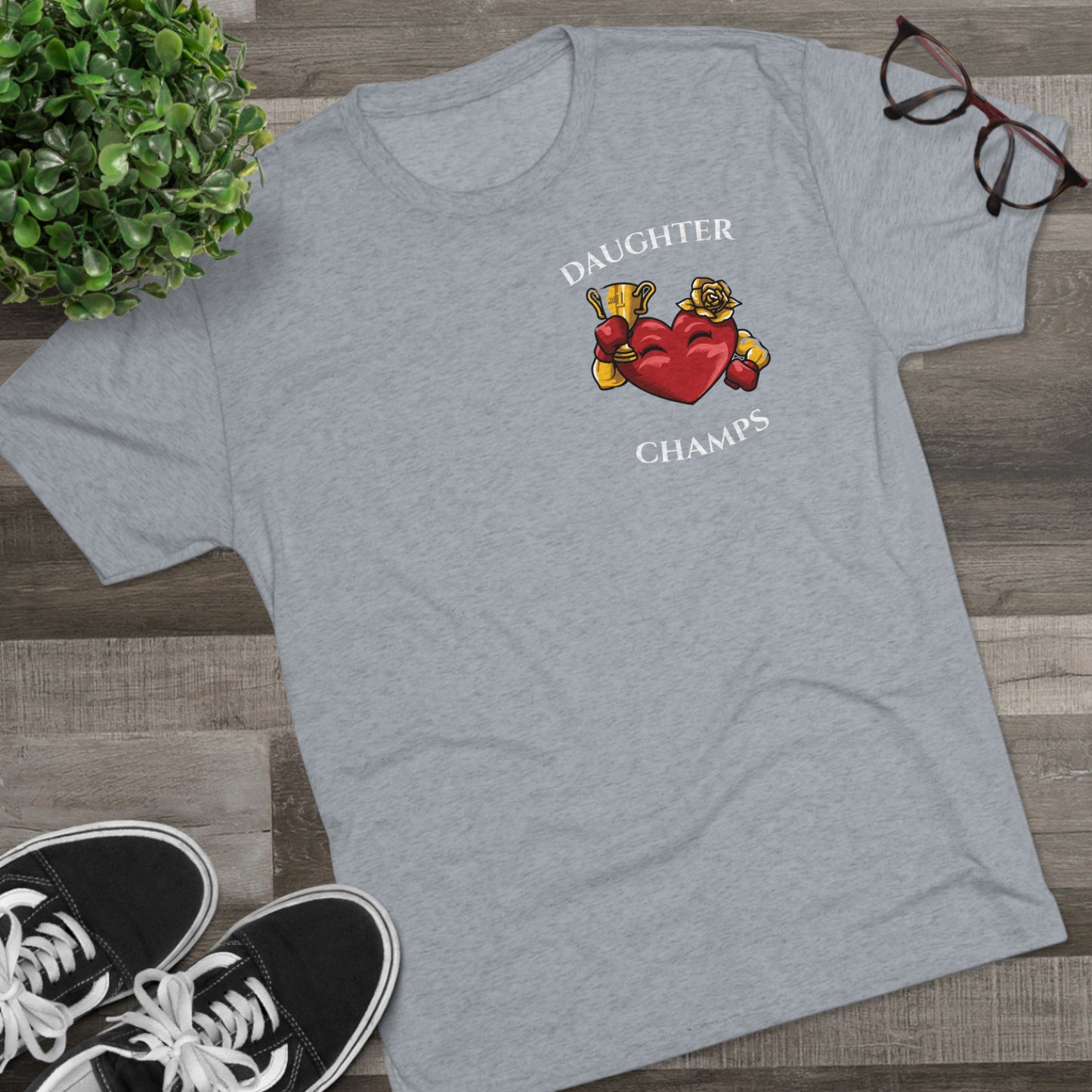 DAUGHTER CHAMPS  - PREMIUM SOFT - Unisex Tri-Blend Crew Tee (Next Level 6010)