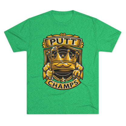 PUTT CHAMPS  - PREMIUM SOFT - Unisex Tri-Blend Crew Tee (Next Level 6010)