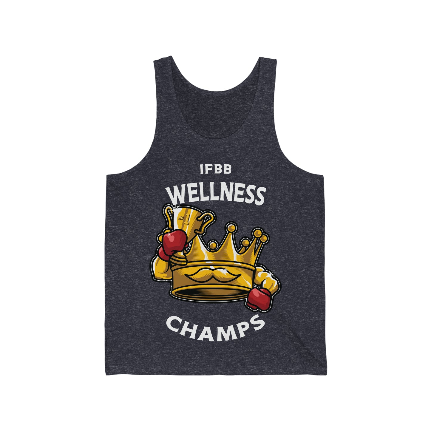 IFBB WELNESS CHAMPS (v2) - PREMIUM SOFT - Unisex Jersey Tank (Bella+Canvas 3480)