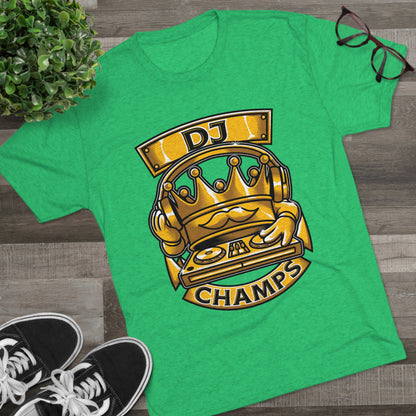 DJ CHAMPS  - PREMIUM SOFT - Unisex Tri-Blend Crew Tee (Next Level 6010)