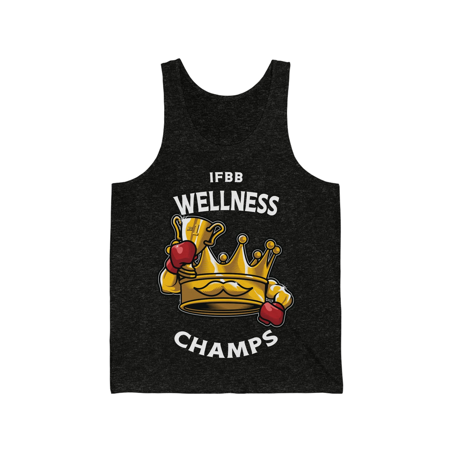 IFBB WELNESS CHAMPS (v2) - PREMIUM SOFT - Unisex Jersey Tank (Bella+Canvas 3480)