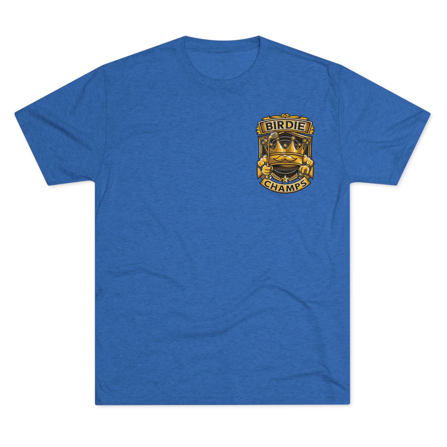 BIRDIE CHAMPS (Small Logo) - PREMIUM SOFT - Unisex Tri-Blend Crew Tee (Next Level 6010)