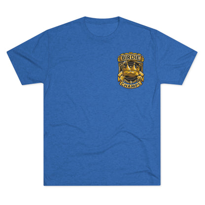 BIRDIE CHAMPS (Small Logo) - PREMIUM SOFT - Unisex Tri-Blend Crew Tee (Next Level 6010)