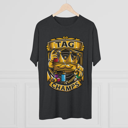 TAG CHAMPS  - PREMIUM SOFT - Unisex Tri-Blend Crew Tee (Next Level 6010)