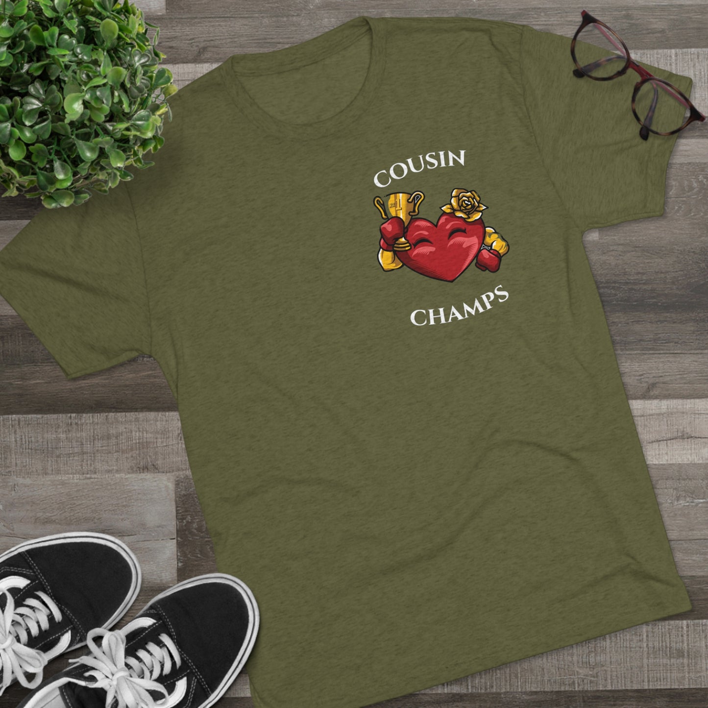COUSIN CHAMPS  - PREMIUM SOFT - Unisex Tri-Blend Crew Tee (Next Level 6010)