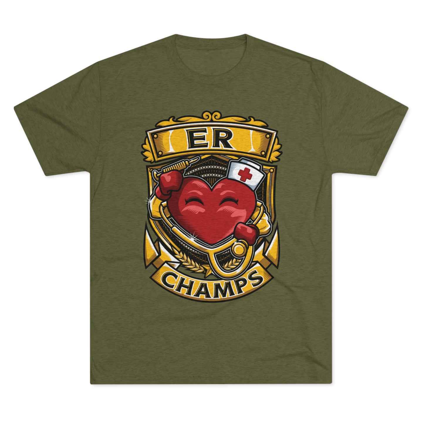 ER CHAMPS - PREMIUM SOFT - Unisex Tri-Blend Crew Tee (Next Level 6010)