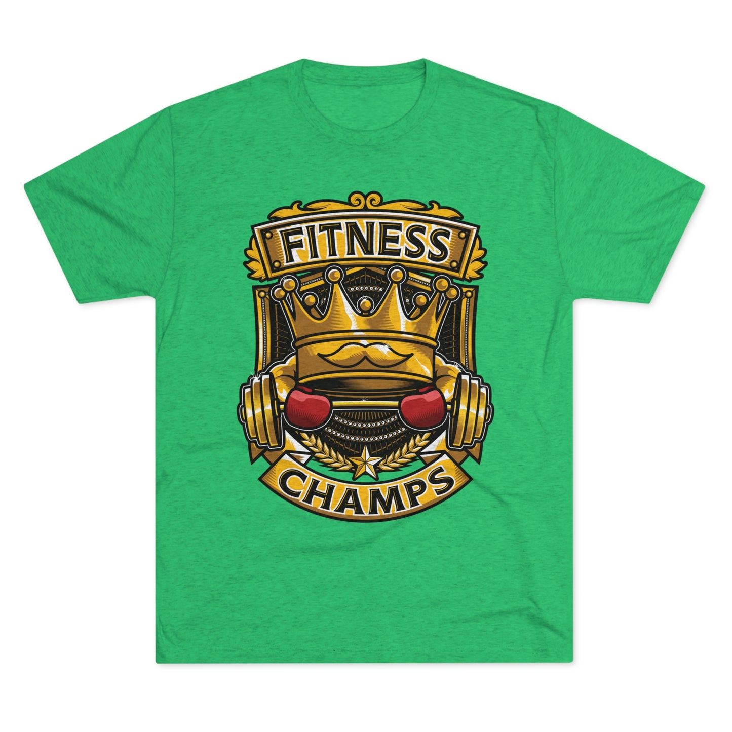 FITNESS CHAMPS - PREMIUM SOFT - Unisex Tri-Blend Crew Tee (Next Level 6010)