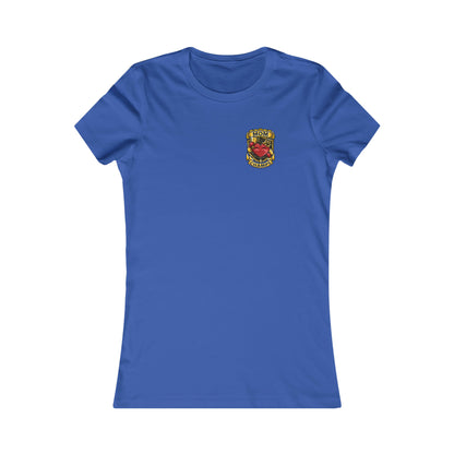 Mom Champs! (Small Front Logo) - Women's Favorite Tee (Bella+Canvas)