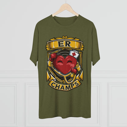 ER CHAMPS - PREMIUM SOFT - Unisex Tri-Blend Crew Tee (Next Level 6010)