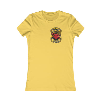 NPC BODY BUILDING CHAMPS! (Small Front Logo) - Women's Favorite Tee (Bella+Canvas)