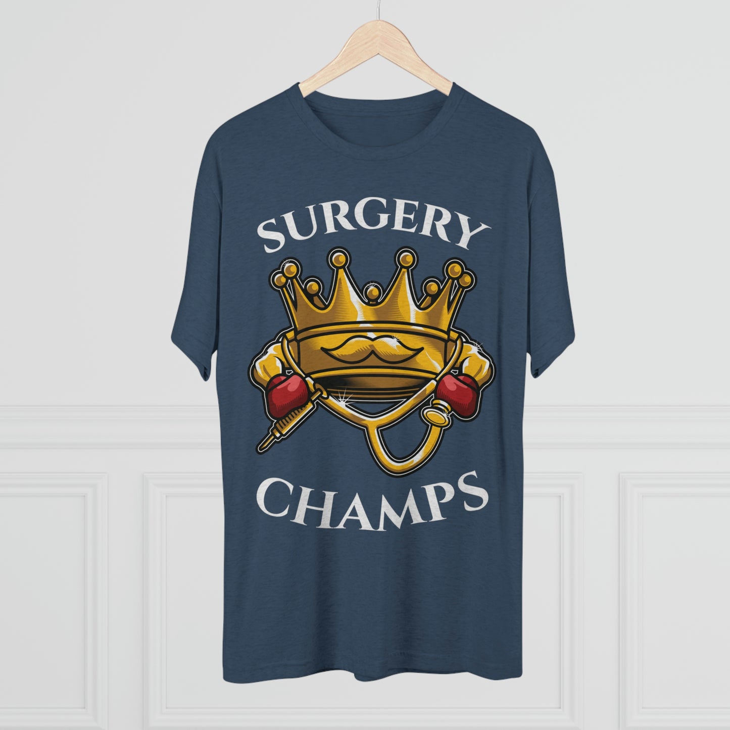 SURGERY CHAMPS - PREMIUM SOFT - Unisex Tri-Blend Crew Tee (Next Level 6010)