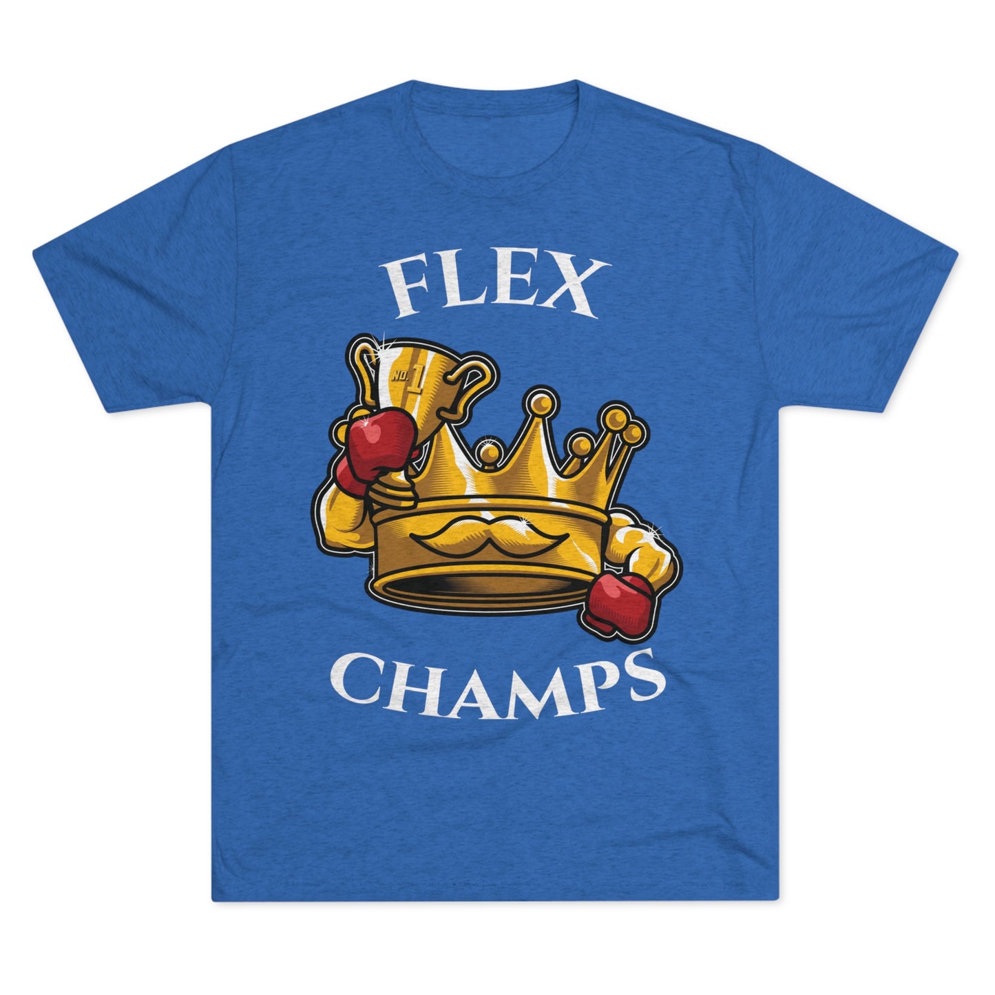 FLEX CHAMPS - PREMIUM SOFT - Unisex Tri-Blend Crew Tee (Next Level 6010)