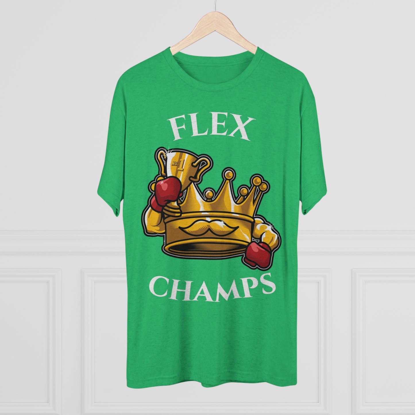 FLEX CHAMPS - PREMIUM SOFT - Unisex Tri-Blend Crew Tee (Next Level 6010)