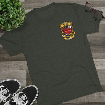 ER CHAMPS (Small Logo) - PREMIUM SOFT - Unisex Tri-Blend Crew Tee (Next Level 6010)