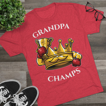 GRANDPA CHAMPS  - PREMIUM SOFT - Unisex Tri-Blend Crew Tee (Next Level 6010)