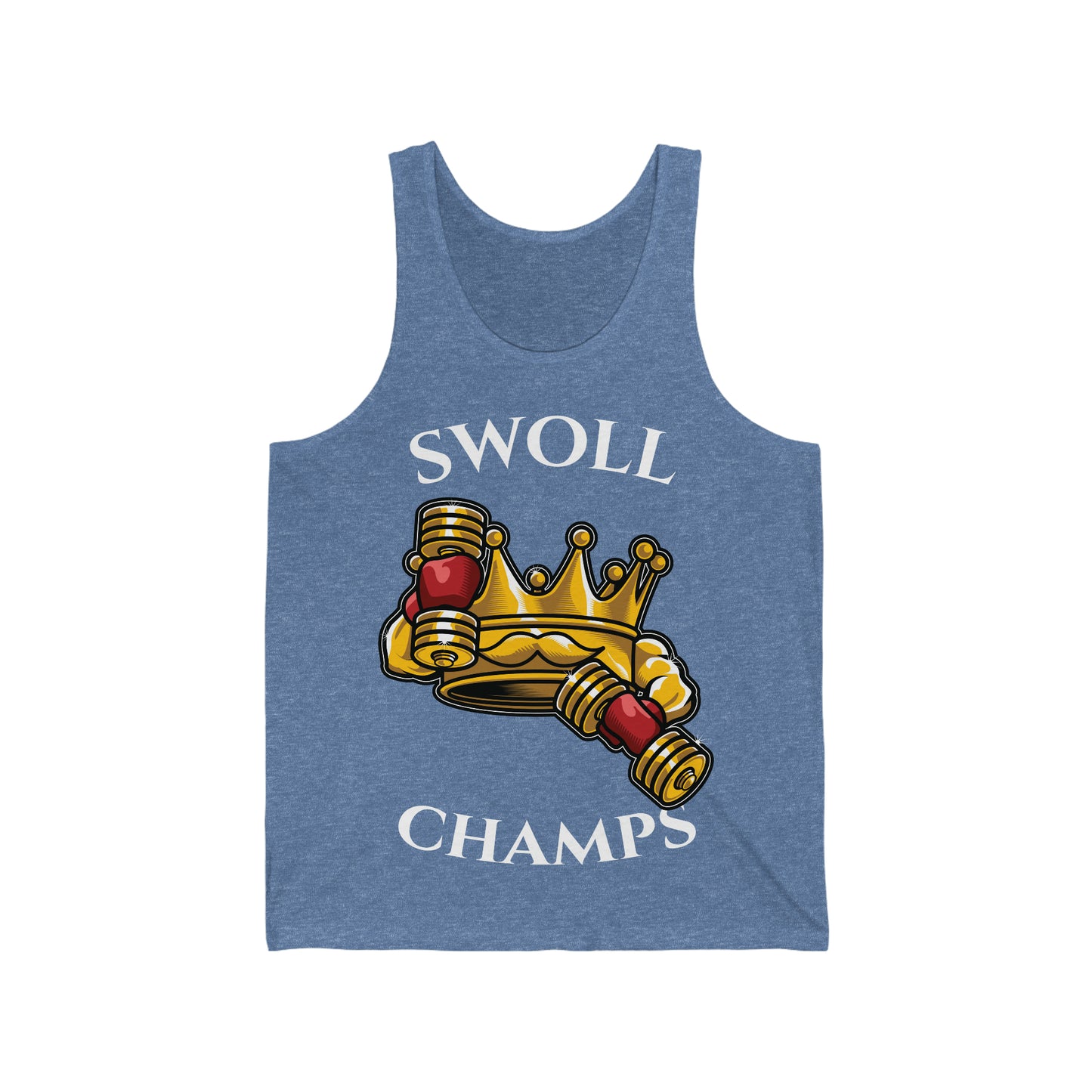 SWOLL CHAMPS - PREMIUM SOFT - Unisex Jersey Tank (Bella+Canvas 3480)