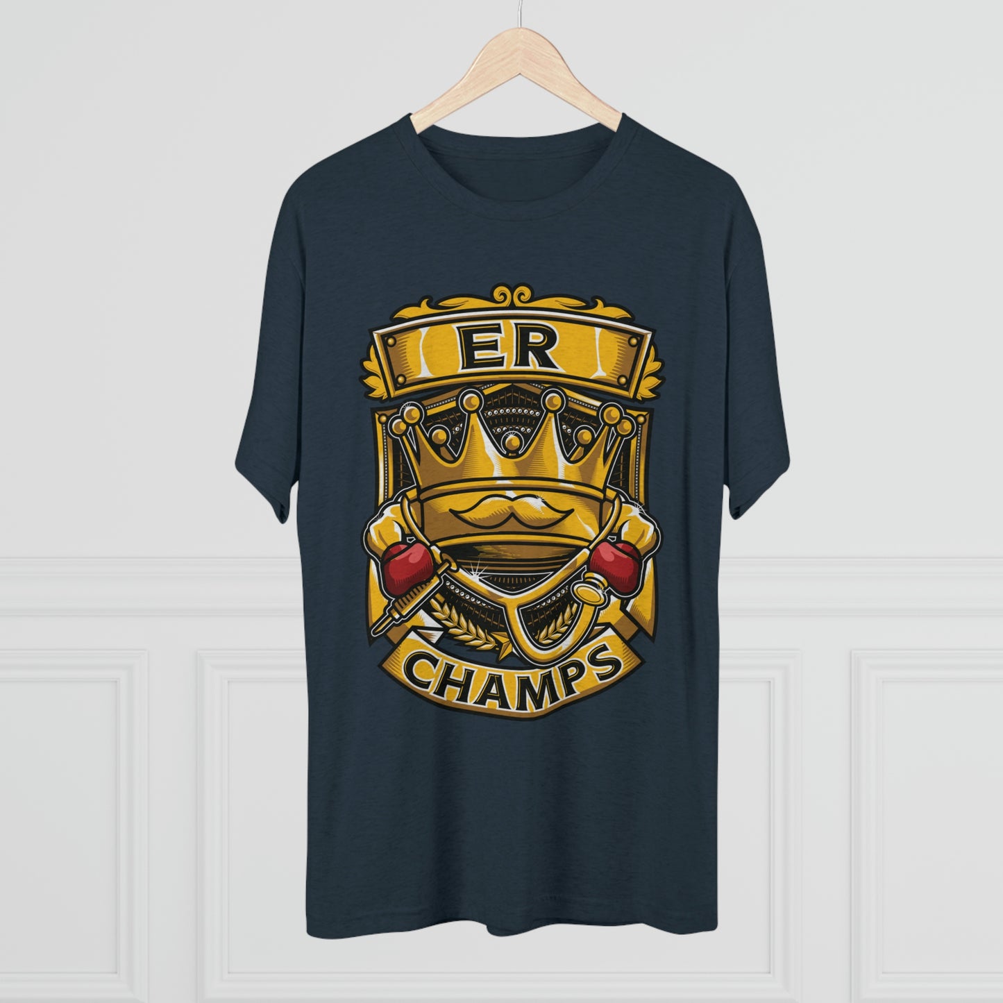 ER CHAMPS - PREMIUM SOFT - Unisex Tri-Blend Crew Tee (Next Level 6010)