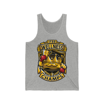 IFBB WELNESS CHAMPS - PREMIUM SOFT - Unisex Jersey Tank (Bella+Canvas 3480)