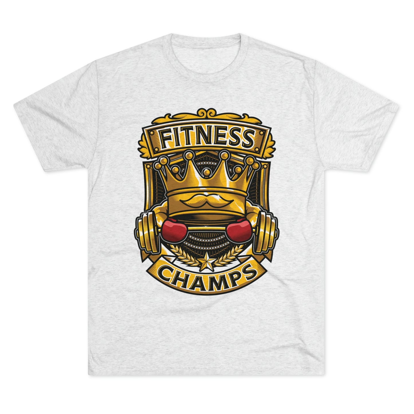 FITNESS CHAMPS - PREMIUM SOFT - Unisex Tri-Blend Crew Tee (Next Level 6010)