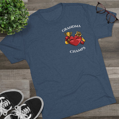 GRANDMA CHAMPS  - PREMIUM SOFT - Unisex Tri-Blend Crew Tee (Next Level 6010)