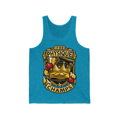 IFBB PHYSIQUE CHAMPS - PREMIUM SOFT - Unisex Jersey Tank (Bella+Canvas 3480)