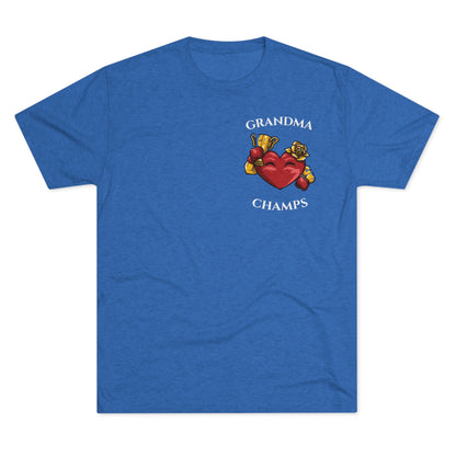 GRANDMA CHAMPS  - PREMIUM SOFT - Unisex Tri-Blend Crew Tee (Next Level 6010)