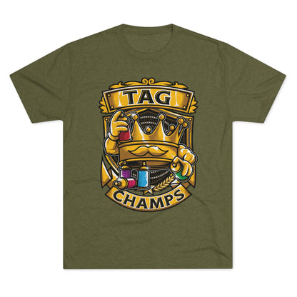 TAG CHAMPS  - PREMIUM SOFT - Unisex Tri-Blend Crew Tee (Next Level 6010)