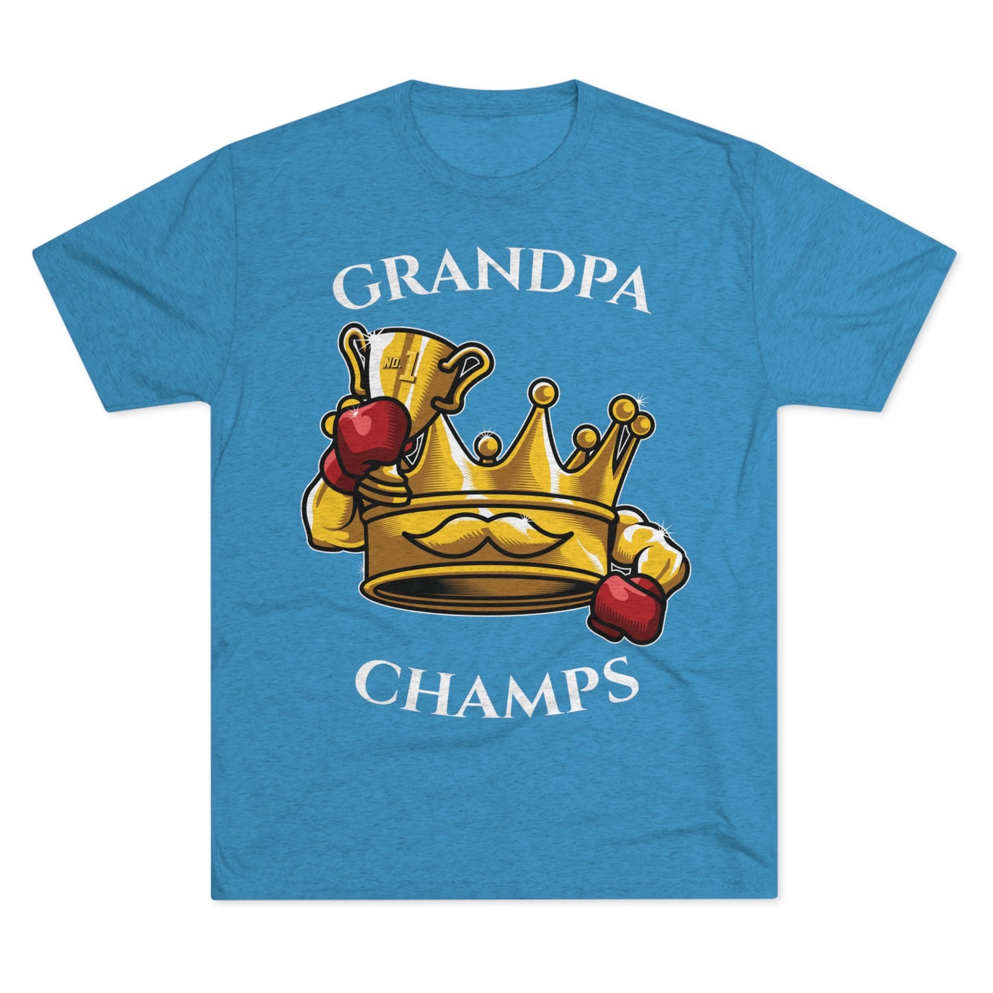 GRANDPA CHAMPS  - PREMIUM SOFT - Unisex Tri-Blend Crew Tee (Next Level 6010)