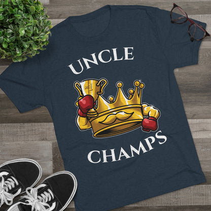 UNCLE CHAMPS  - PREMIUM SOFT - Unisex Tri-Blend Crew Tee (Next Level 6010)