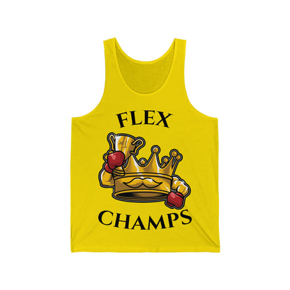 FLEX CHAMPS - PREMIUM SOFT - Unisex Jersey Tank (Bella+Canvas 3480)