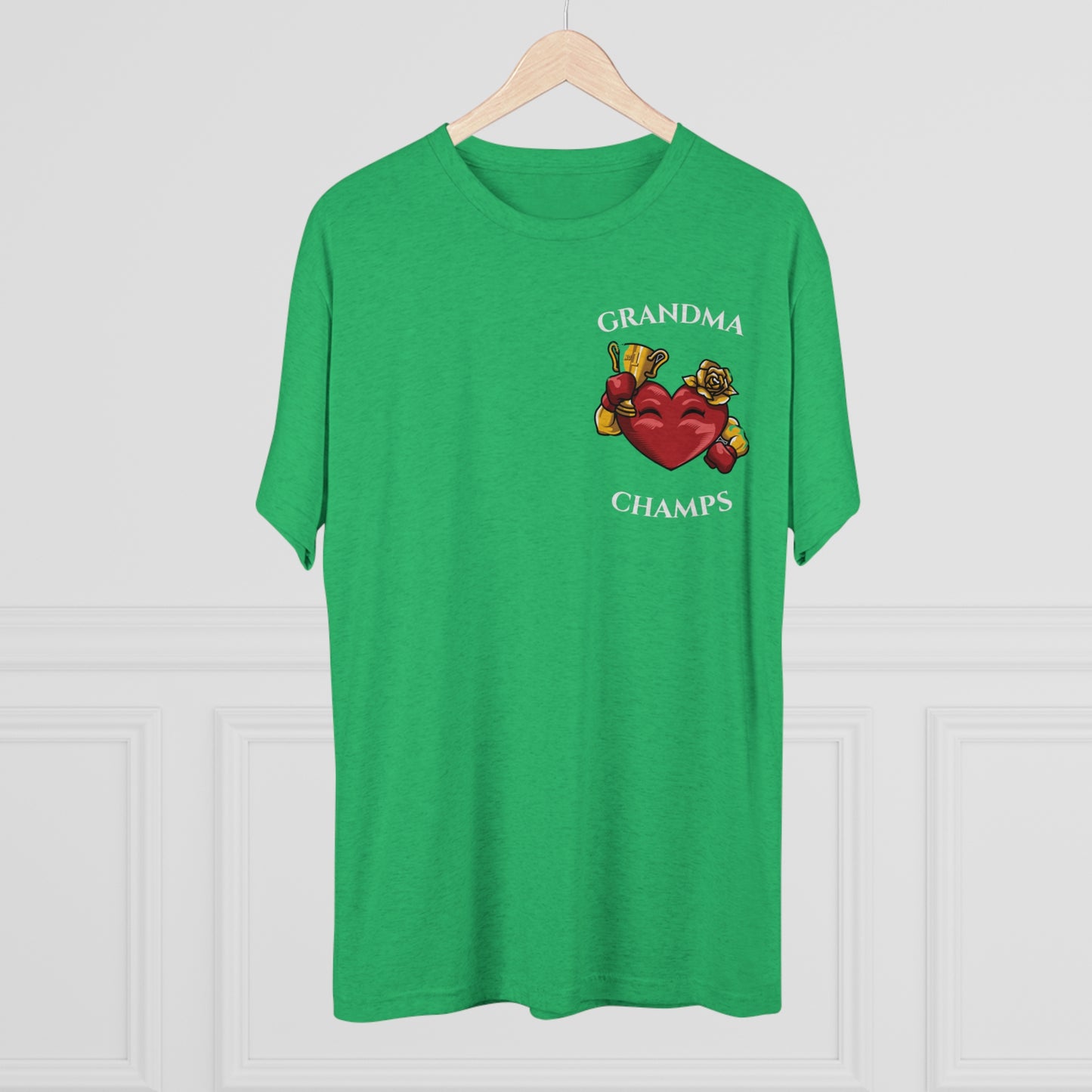 GRANDMA CHAMPS  - PREMIUM SOFT - Unisex Tri-Blend Crew Tee (Next Level 6010)
