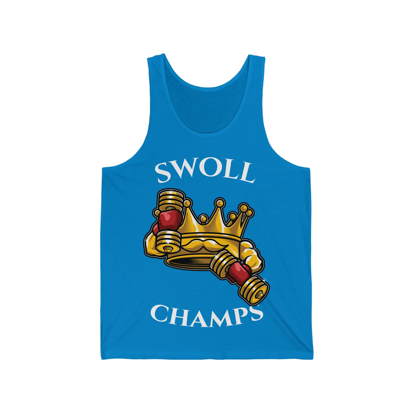 SWOLL CHAMPS - PREMIUM SOFT - Unisex Jersey Tank (Bella+Canvas 3480)