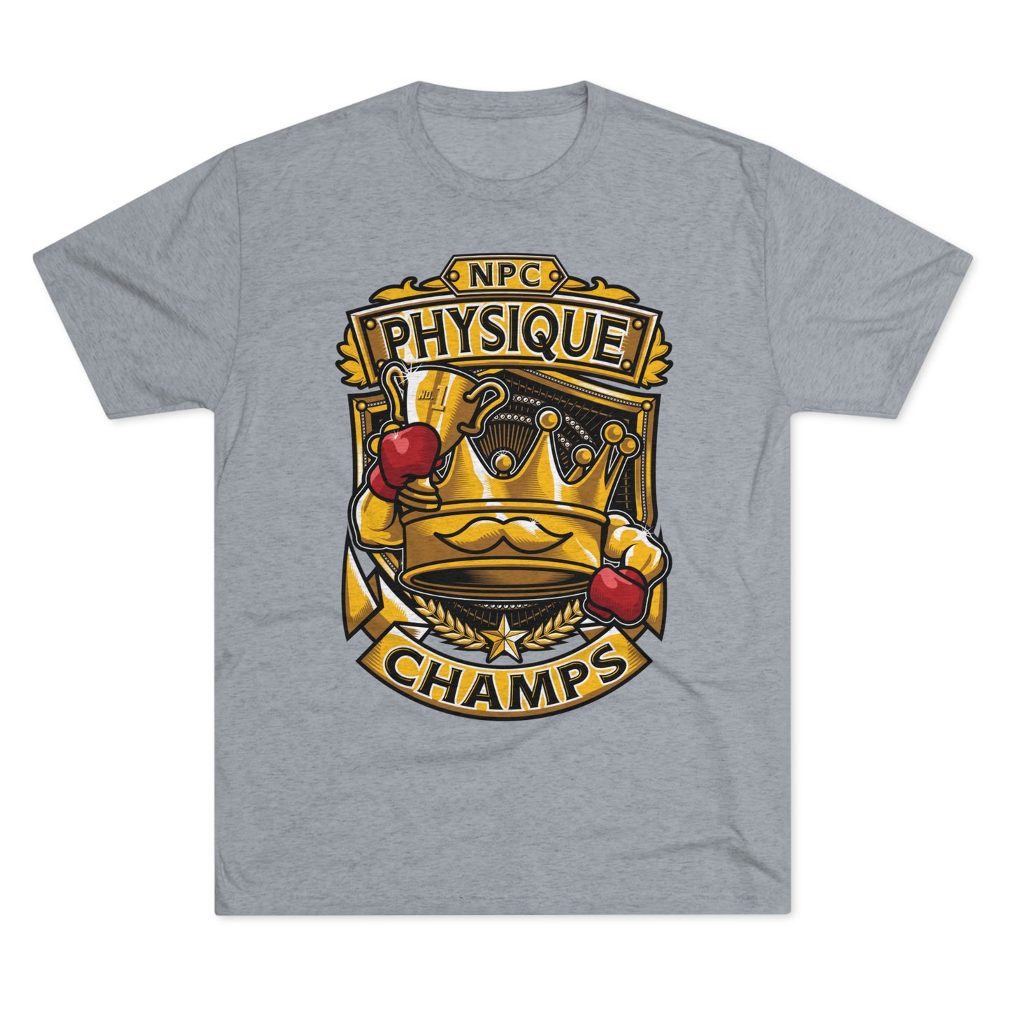 NPC PHYSIQUE CHAMPS  - PREMIUM SOFT - Unisex Tri-Blend Crew Tee (Next Level 6010)