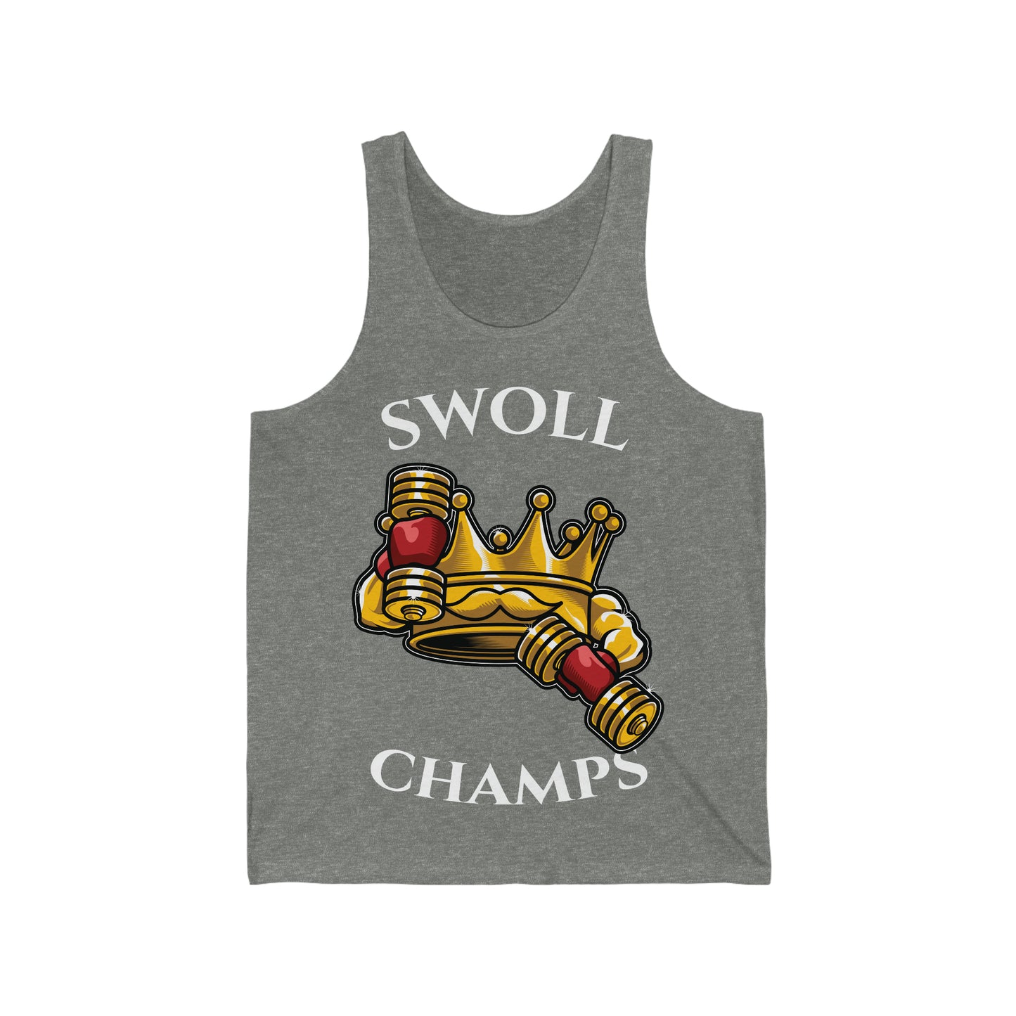 SWOLL CHAMPS - PREMIUM SOFT - Unisex Jersey Tank (Bella+Canvas 3480)