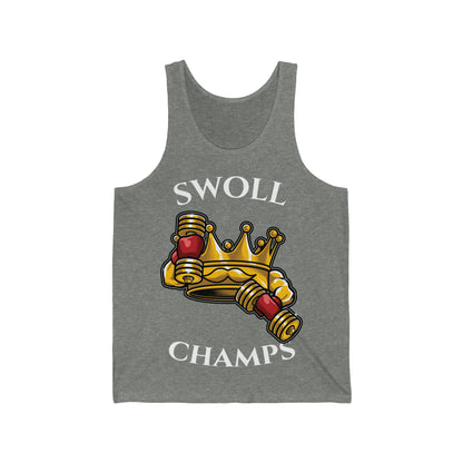 SWOLL CHAMPS - PREMIUM SOFT - Unisex Jersey Tank (Bella+Canvas 3480)