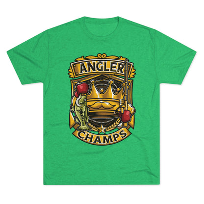 ANGLER CHAMPS - PREMIUM SOFT - Unisex Tri-Blend Crew Tee (Next Level 6010)