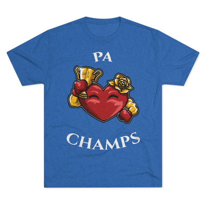 PA CHAMPS (Alternate Logo) - PREMIUM SOFT - Unisex Tri-Blend Crew Tee (Next Level 6010)