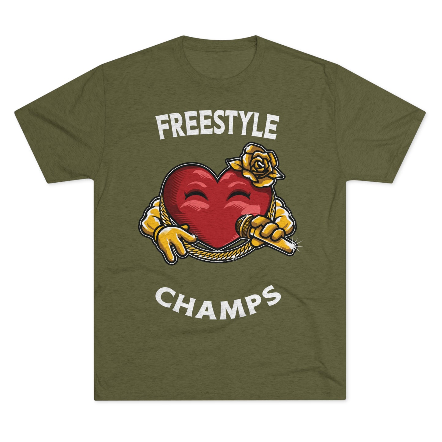 FREESTYLE CHAMPS  - PREMIUM SOFT - Unisex Tri-Blend Crew Tee (Next Level 6010)