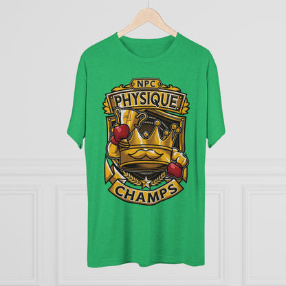 NPC PHYSIQUE CHAMPS  - PREMIUM SOFT - Unisex Tri-Blend Crew Tee (Next Level 6010)
