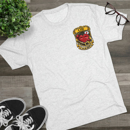 OR CHAMPS (Small Logo)  - PREMIUM SOFT - Unisex Tri-Blend Crew Tee (Next Level 6010)